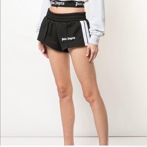 Palm Angels Black Women's Hot  Shorts
